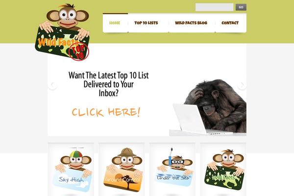 Animals theme site design template sample