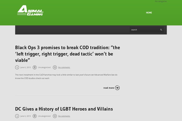 THEONE theme site design template sample