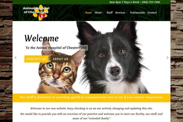 Salient theme site design template sample