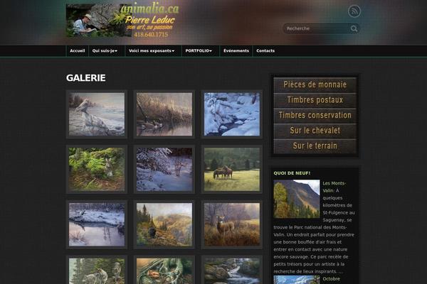 animalia.ca site used Graphix Theme