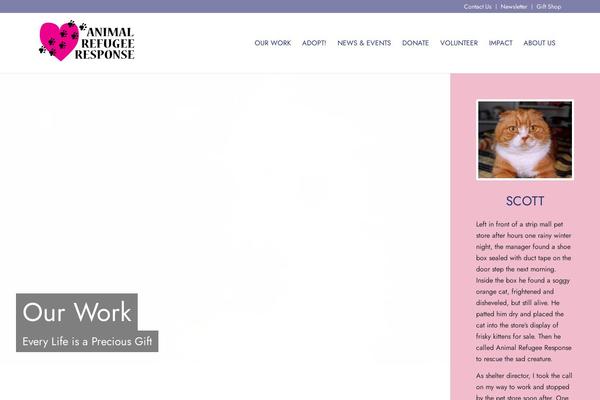animalrefugee.org site used Arr