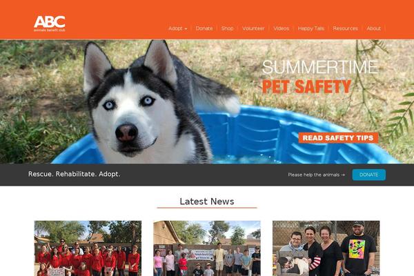 animalsbenefitclub.com site used Modality-child