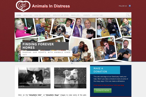 animalsindistresspa.org site used Aidac