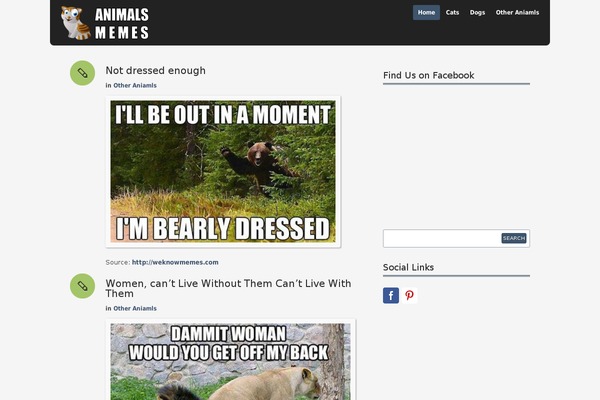 Casual theme site design template sample