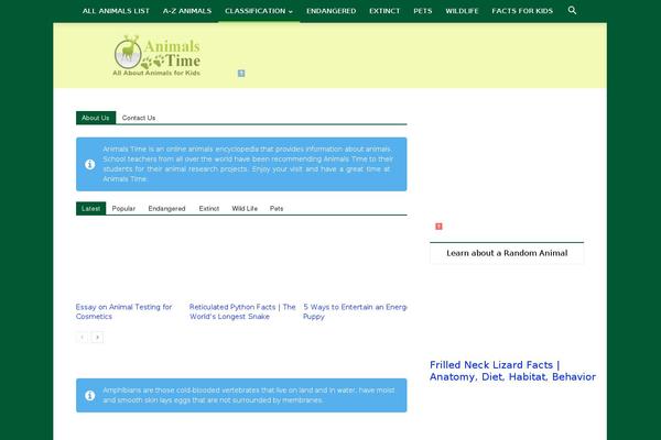 The Fox theme site design template sample