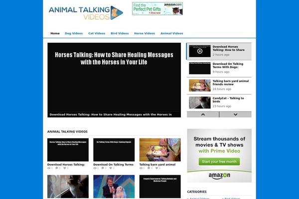 deTube theme site design template sample