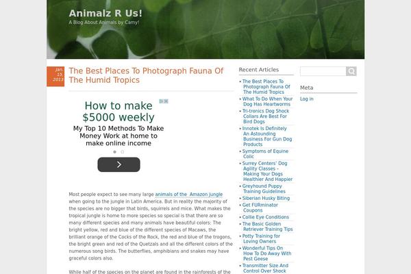 Site using AWStats Script plugin