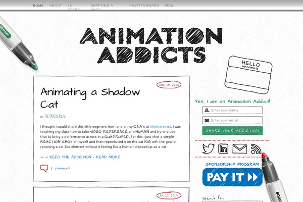 Thesis 1.8.4 theme site design template sample
