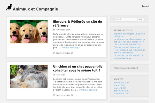 Foghorn theme site design template sample