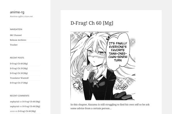 Twenty Fifteen theme site design template sample