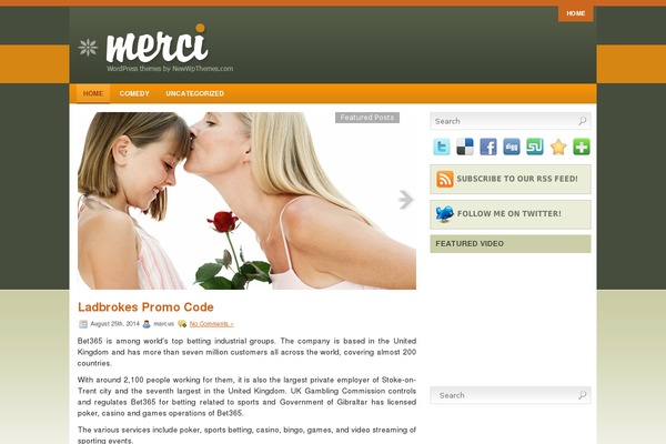 ChromeNews theme site design template sample