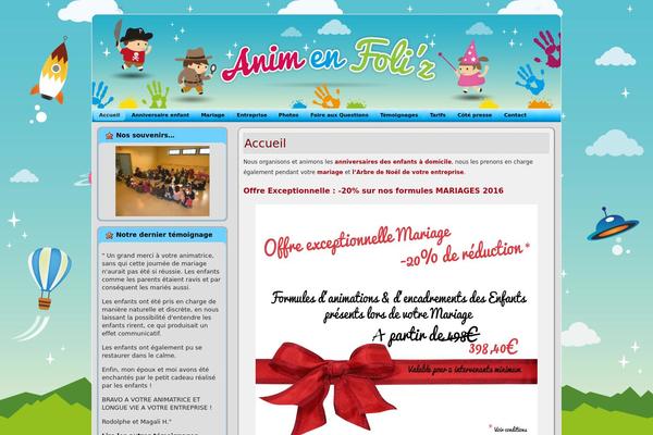 animenfoliz.fr site used Theme05