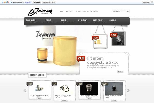 eStore theme site design template sample