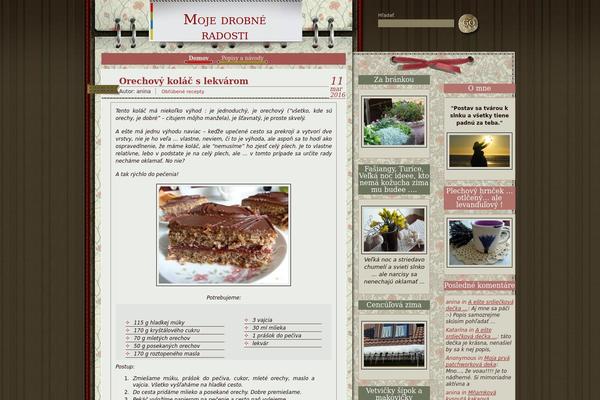 Notepad theme site design template sample