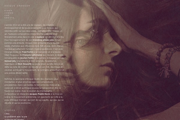 aniquegranger.info site used Iconoclaste