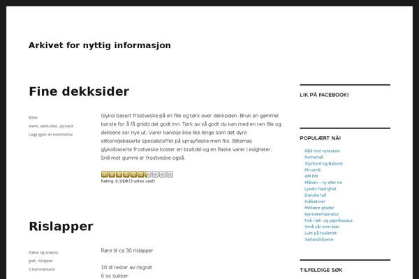 Site using Tilt Social Share Widget plugin