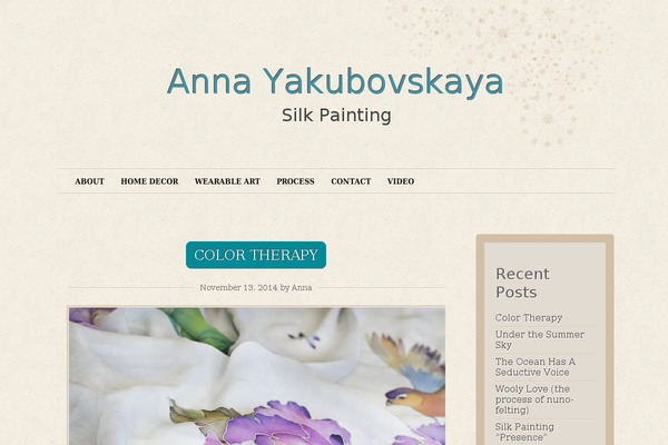 aniutik.com site used Anechka-child-theme