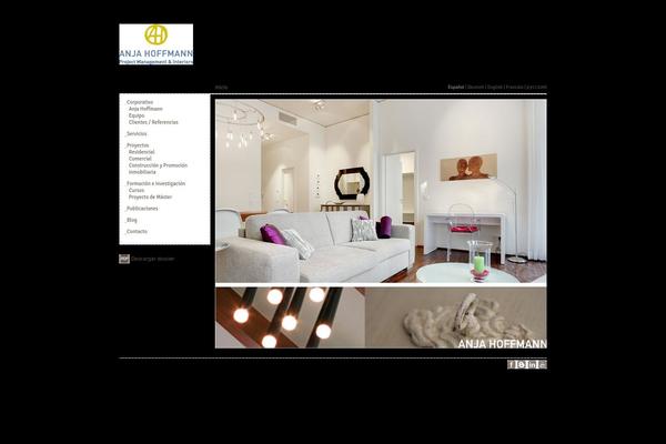 Hoffmann theme site design template sample
