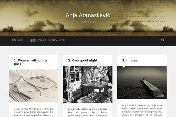 Baskerville theme site design template sample