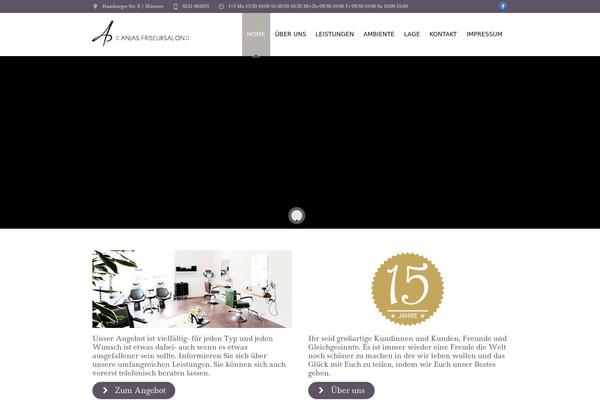 Unicorn theme site design template sample