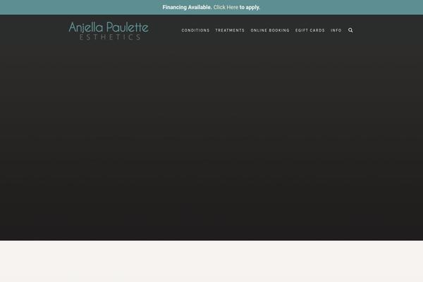 Luxury-spa theme site design template sample