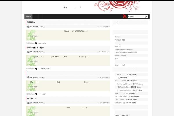 Mflat theme site design template sample