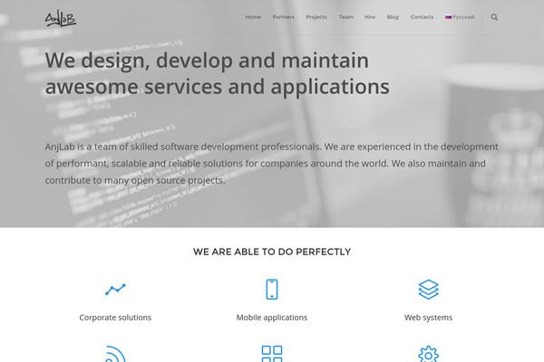 Unicon-child theme site design template sample