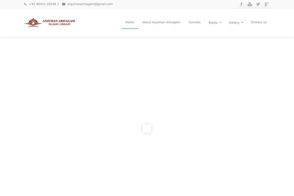 Envision theme site design template sample