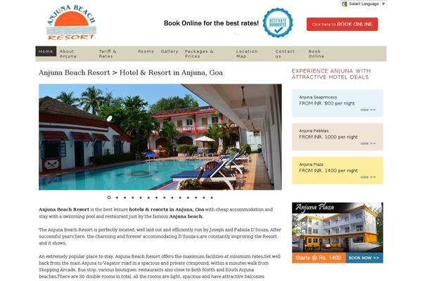 Site using Booking Calendar plugin
