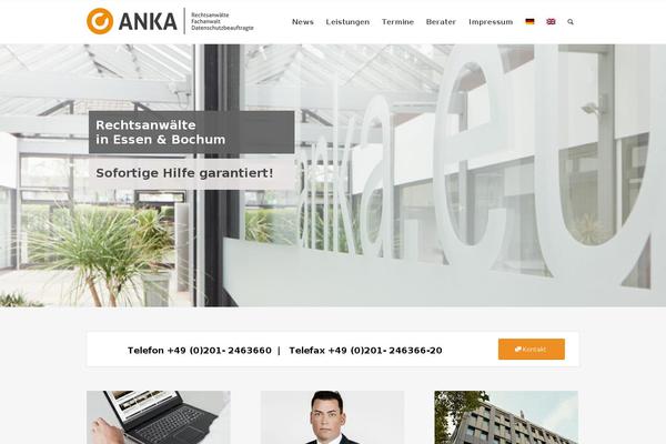 Anka theme site design template sample