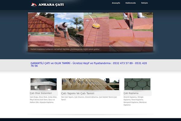 Proton theme site design template sample