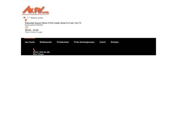 ankaraakayelektrik.com site used Pearl