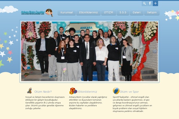 Happy Kids theme site design template sample