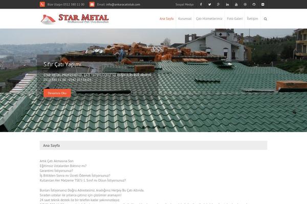 THBusiness theme site design template sample