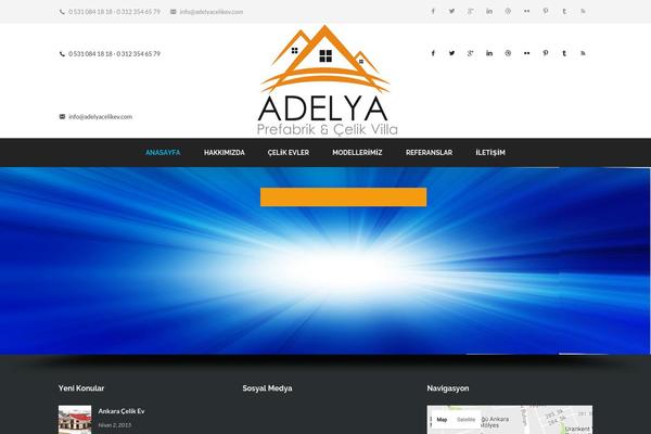 Electrify theme site design template sample