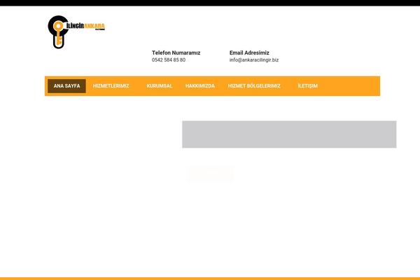 Construction Light theme site design template sample