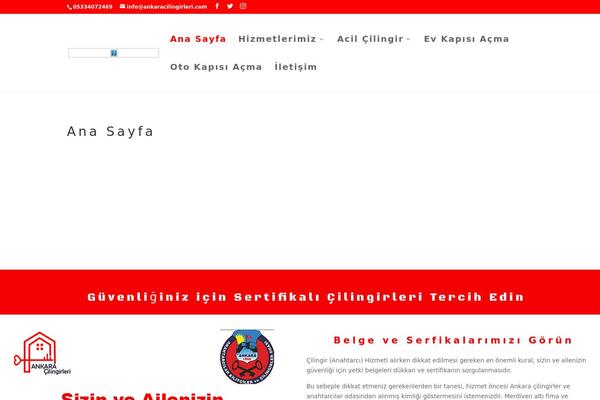 ankaracilingirleri.com site used Divi-creative-agency