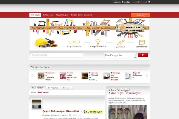 ClassiPress theme site design template sample