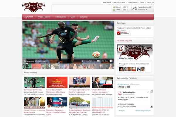 Haber theme site design template sample
