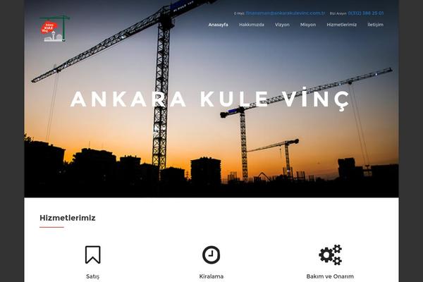 Construction theme site design template sample