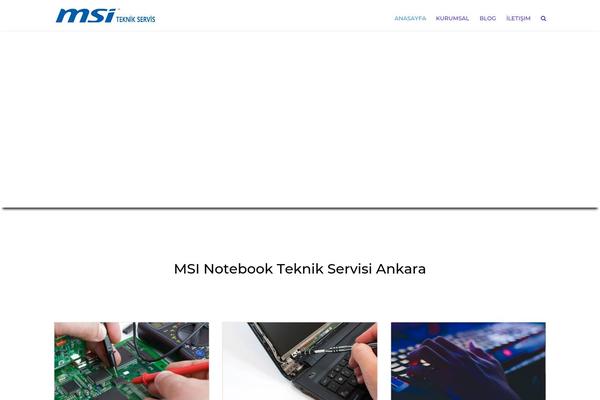 Industrial theme site design template sample