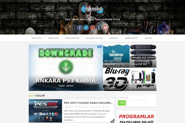 EccePure theme site design template sample