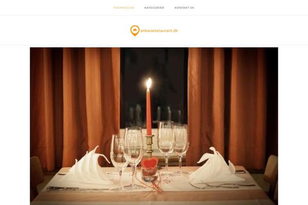Malina theme site design template sample