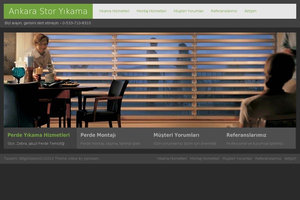 zAlive theme site design template sample