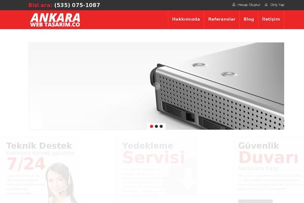 Cherry Framework theme site design template sample
