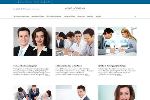 Dante theme site design template sample