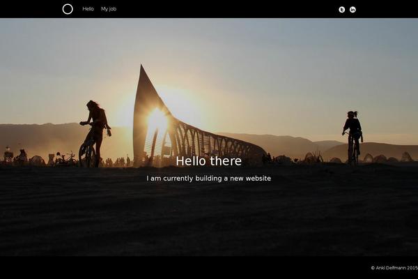 Tesseract theme site design template sample