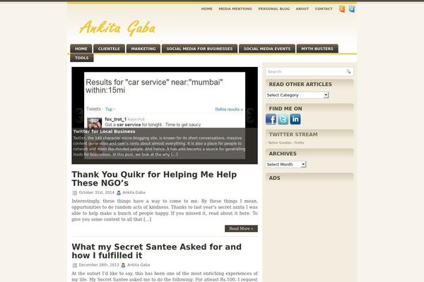 ankitagaba.com site used Revize