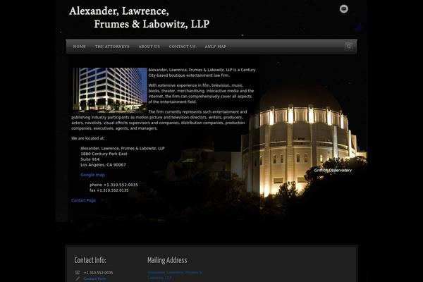 WordPress website example screenshot