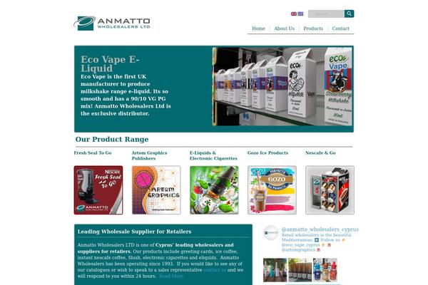 Nano2 theme site design template sample